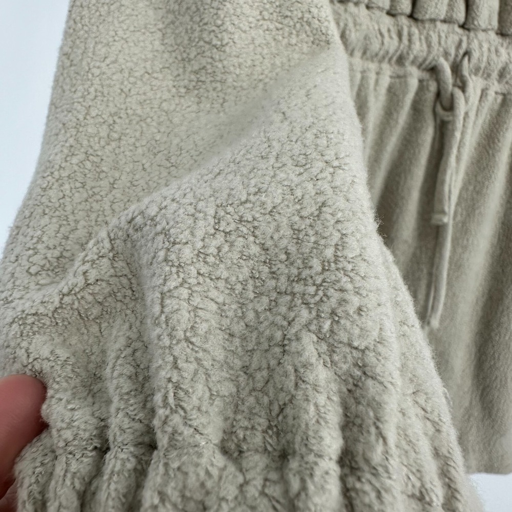 NWT Lovers & Friends Long Sleeve Drawstring Waist Sweater Mini Dress Tan XL - Picture 3 of 8